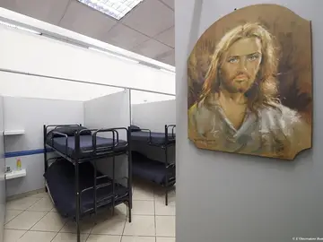 Imagen del albergue vaticano. Imagen del albergue vaticano.