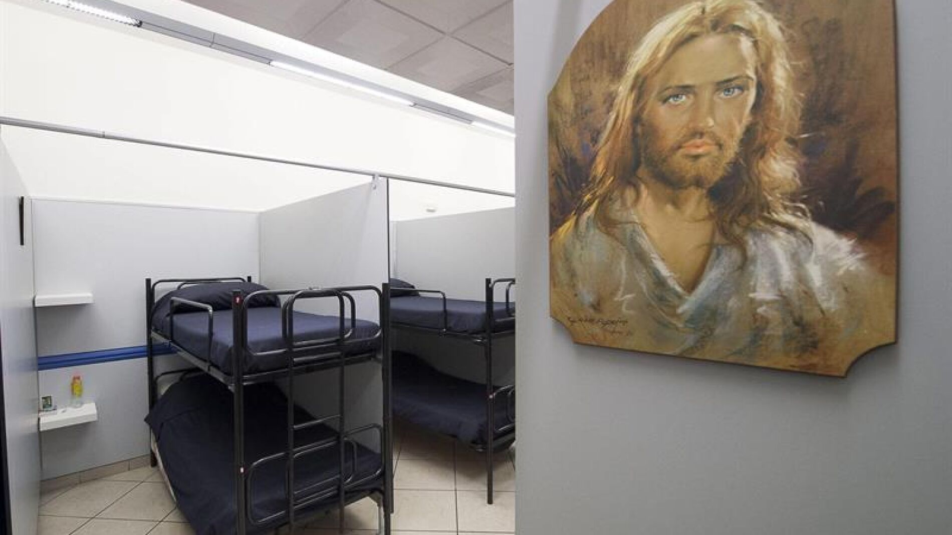 Imagen del albergue vaticano.