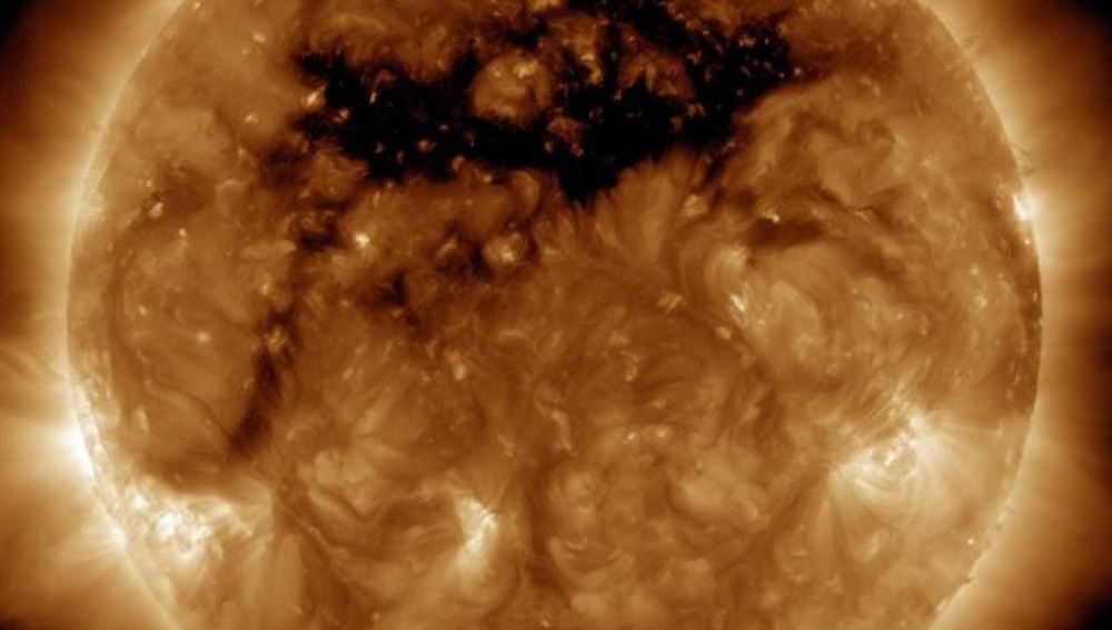 Tormenta solar captada por la NASA