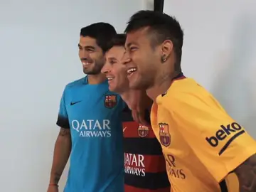 Luis Suárez, Leo Messi y Neymar Luis Suárez, Leo Messi y Neymar