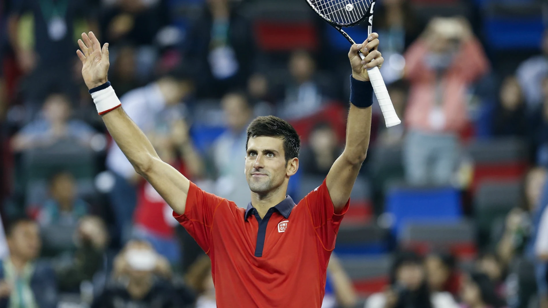 Djokovic celebra un triunfo Djokovic celebra un triunfo
