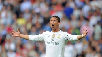 Cristiano Ronaldo celebra su gol frente al Levante