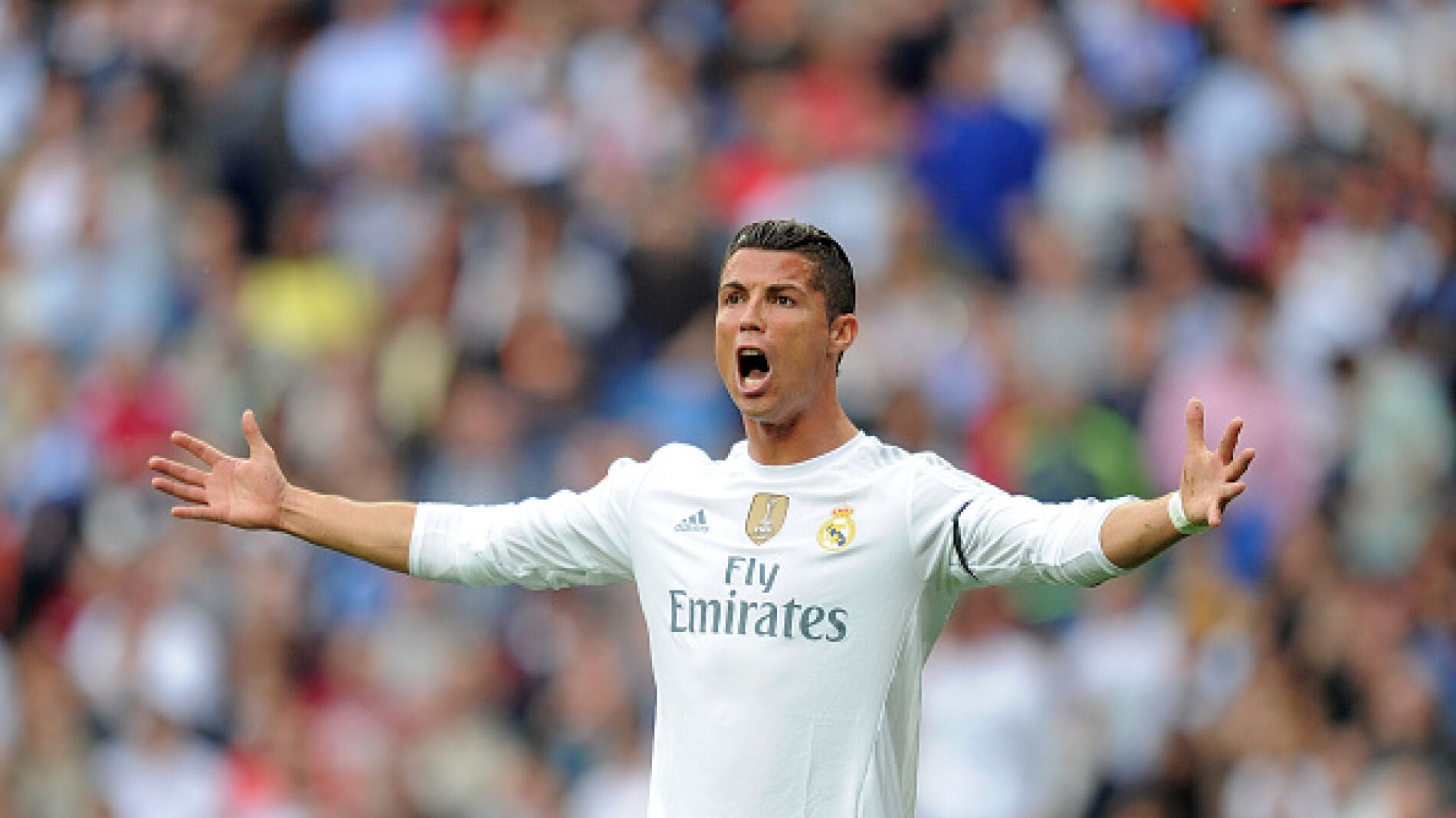 Cristiano Ronaldo celebra su gol frente al Levante