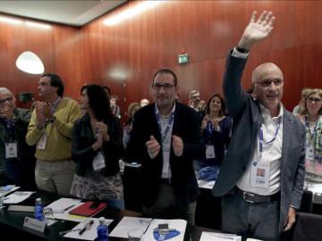 Durán i Lleida durante la celebración del Consejo Nacional de la formación que preside