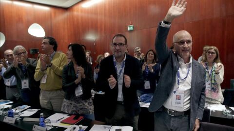 Dur&aacute;n i Lleida durante la celebraci&oacute;n del Consejo Nacional de la formaci&oacute;n que preside