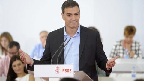 El l&iacute;der del PSOE, Pedro S&aacute;nchez
