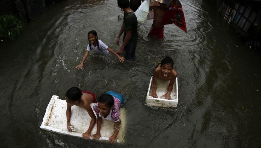 El tifón ha causado inundaciones