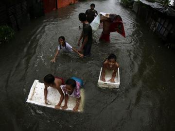 El tifón ha causado inundaciones