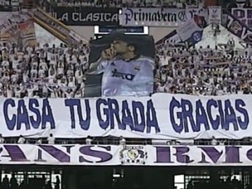 Homenaje del Bernabéu a Raúl González Blanco