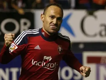 Nino celebra su gol al Albacete Nino celebra su gol al Albacete