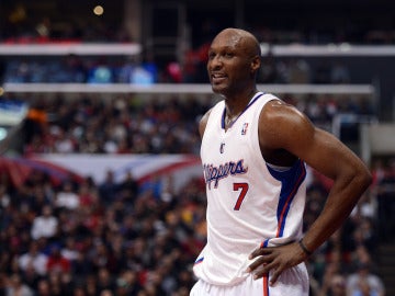 Lamar Odom, con los Clippers Lamar Odom, con los Clippers