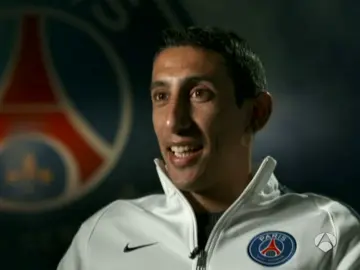 Ángel di María, durante una entrevista Ángel di María, durante una entrevista