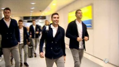 El Sevilla llega a Manchester y ya prepara el partido contra el City