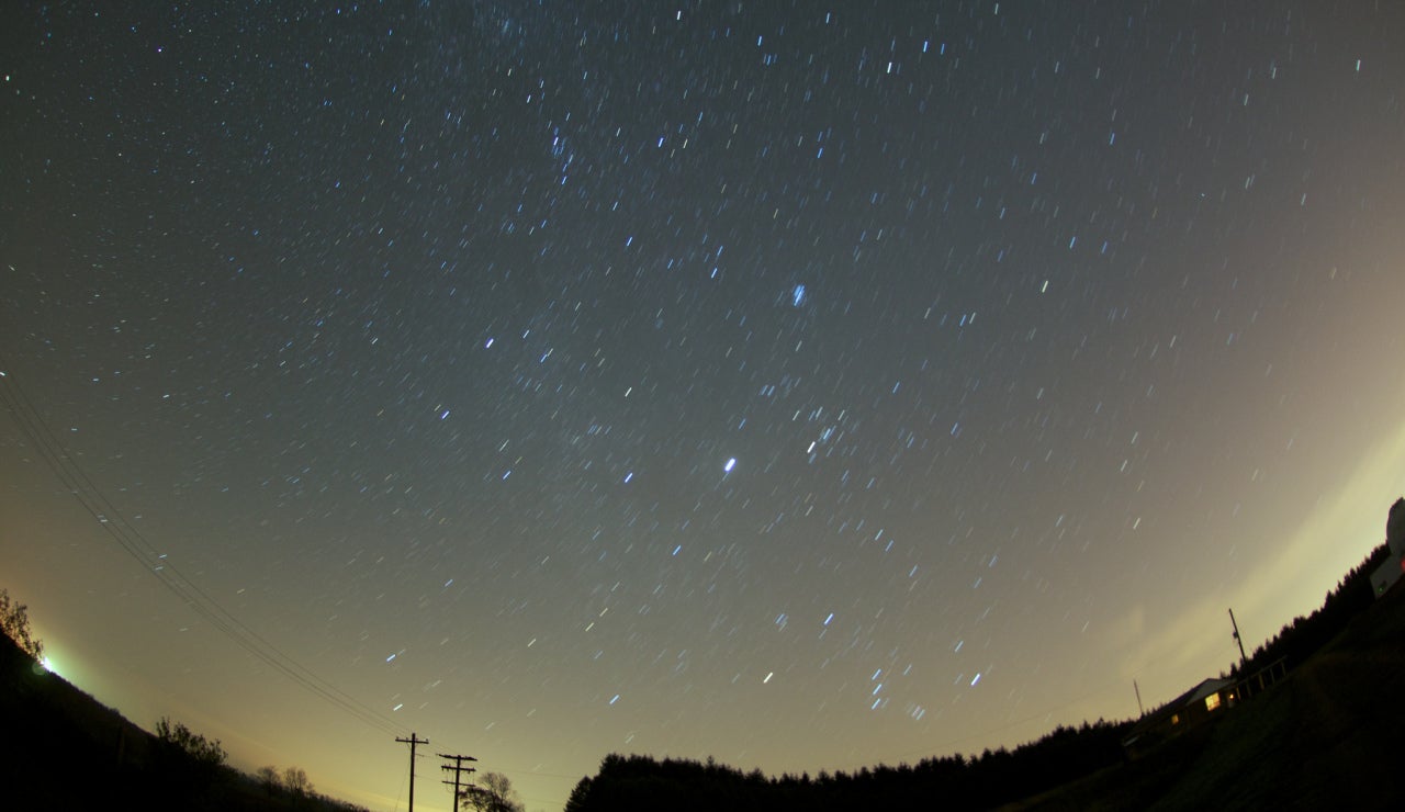 Lluvia de estrellas de las Oriónidas Lluvia de estrellas de las Oriónidas