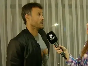 Luis Enrique, con Susana Guasch Luis Enrique, con Susana Guasch
