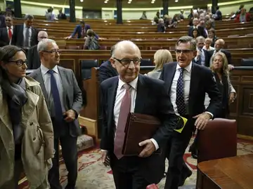 El ministro de Hacienda, Cristóbal Montoro El ministro de Hacienda, Cristóbal Montoro
