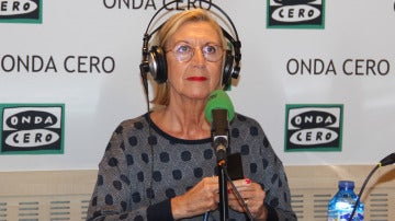 Rosa Díez, fundadora de UPyD, durante una entrevista en Onda Cero
