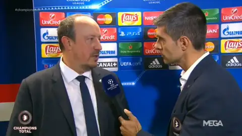 Rafa Benítez, con José Luis Sánchez Rafa Benítez, con José Luis Sánchez