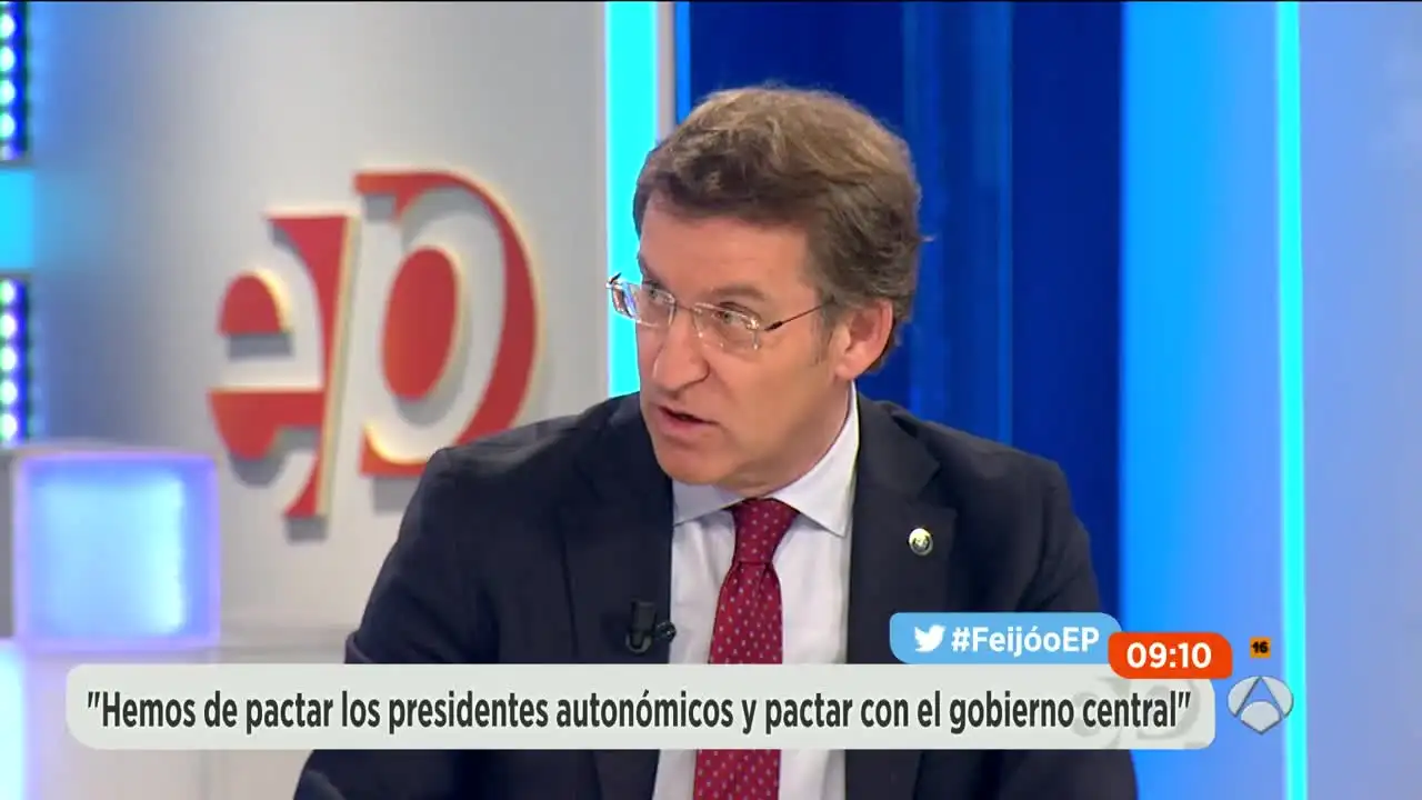 Feijóo: "El presidente deja una España mejor de la que se encontró"