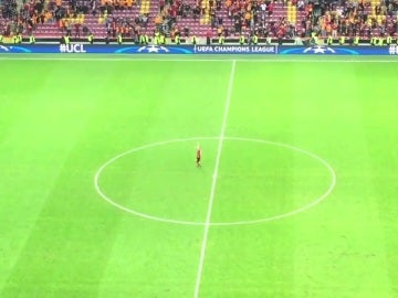 Sneijder, en el centro del campo
