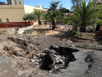 Intensas lluvias en Las Palmas de Gran Canaria