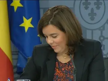 La vicepresidenta del Gobierno, Soraya Sáenz de Santamaría La vicepresidenta del Gobierno, Soraya Sáenz de Santamaría
