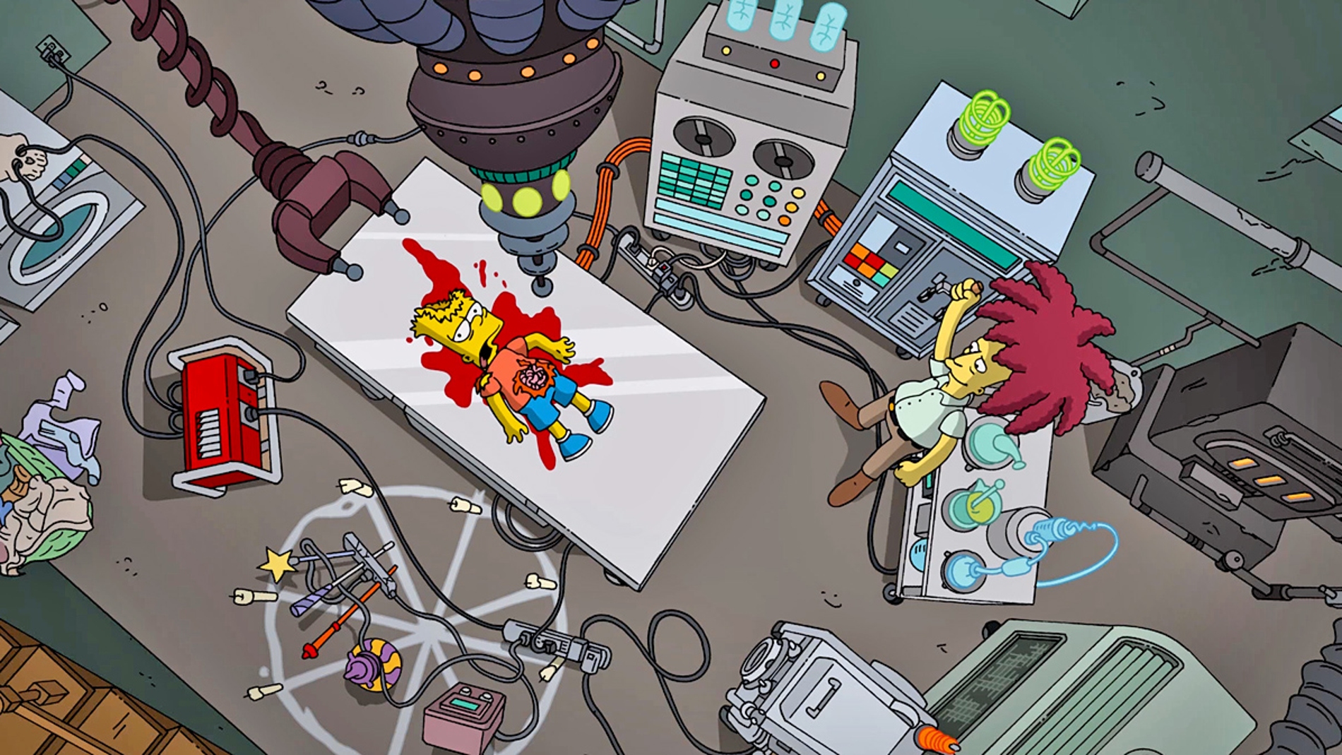 El actor secundario Bob mata a Bart Simpson