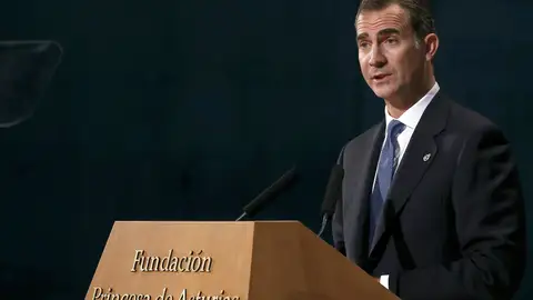 El Rey Felipe VI, durante su discurso El Rey Felipe VI, durante su discurso