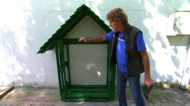 Una caseta polivalente para el jardín