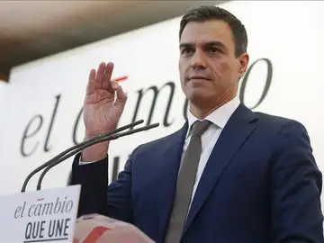 El candidato de los socialistas a la Monlcoa, Pedro Sánchez El candidato de los socialistas a la Monlcoa, Pedro Sánchez