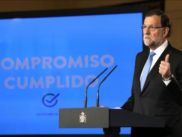 El presidente del Gobierno, Mariano Rajoy