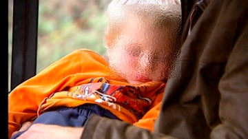 Niño rescatado en León