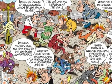 Viñeta en la que aparecen el Papa Francisco y el Rey Juan Carlos Viñeta en la que aparecen el Papa Francisco y el Rey Juan Carlos