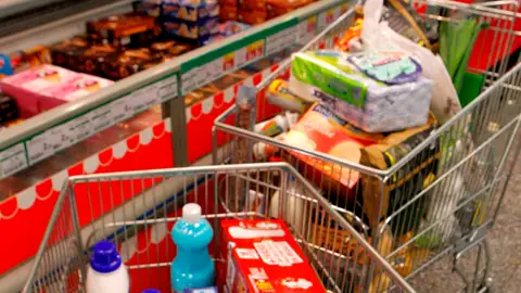 Carritos del supermercado Carritos del supermercado