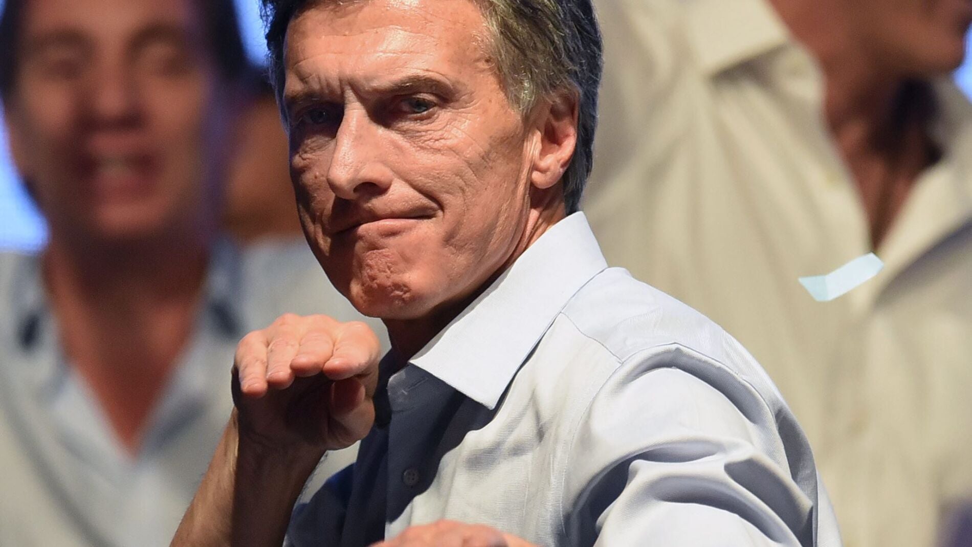 El l&iacute;der conservador Mauricio Macri 