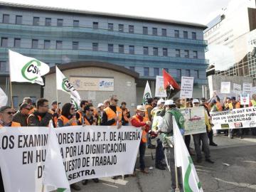 Huelga de examinadores de tráfico