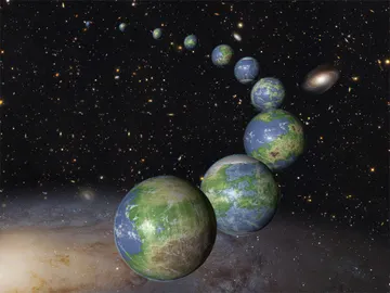 Recreación de planetas por la NASA Recreación de planetas por la NASA