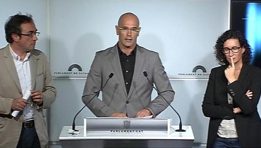 El número uno de la candidatura de Junts pel Sí, Raül Romeva