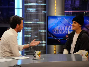 Justin Bieber charla con Pablo Motos Justin Bieber charla con Pablo Motos