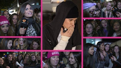 Celebrities.es calienta motores con las fans de Justin Bieber antes de su visita a El Hormiguero