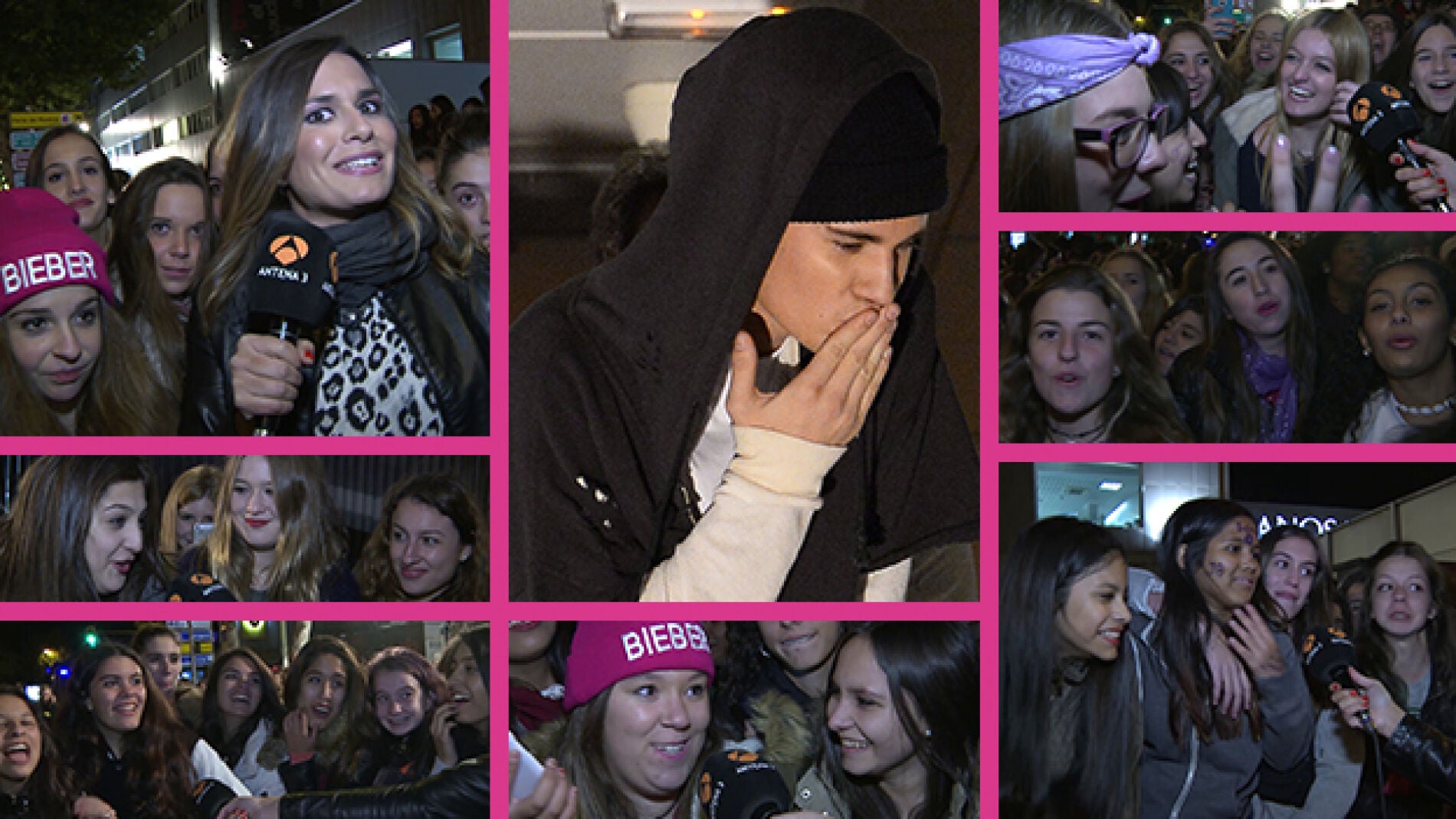 Celebriites.es con las fans de Justin Bieber