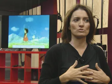 Silvia Abril en los ensayos Silvia Abril en los ensayos