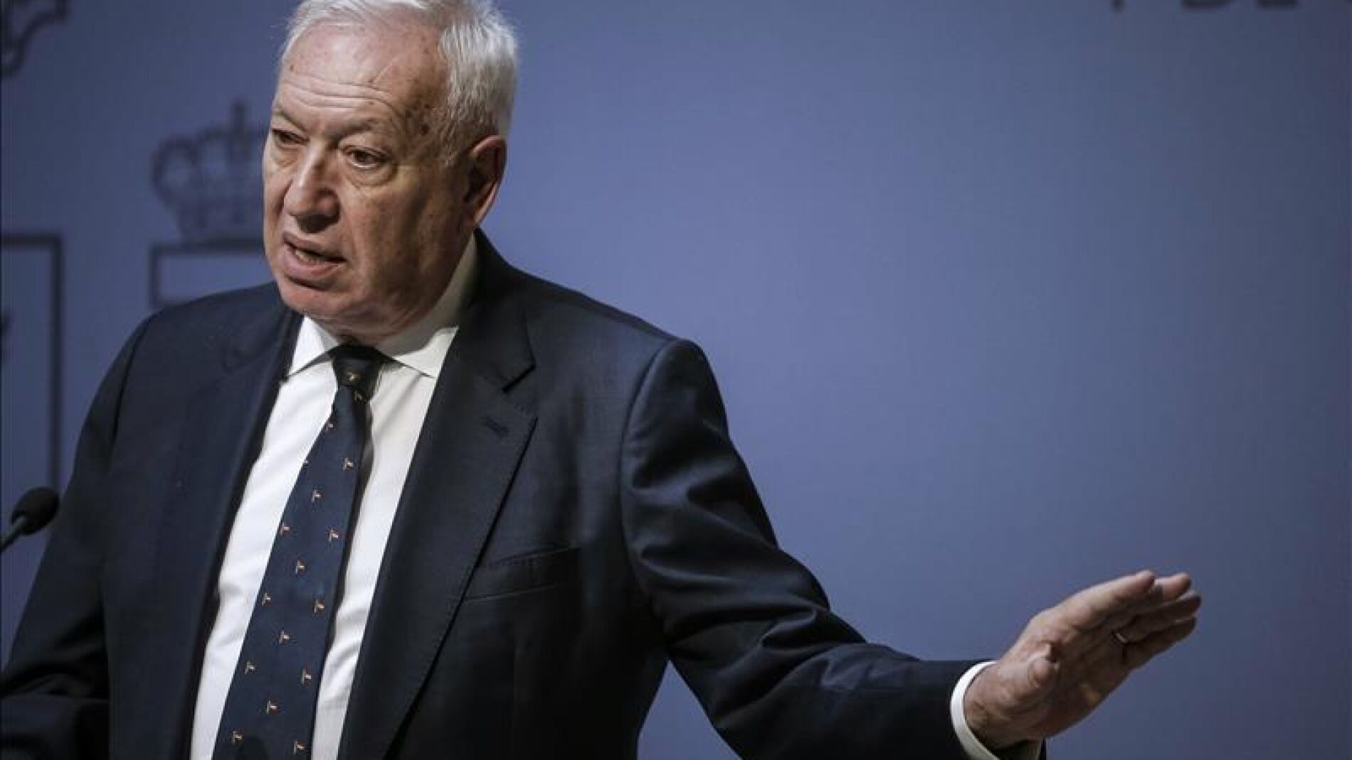 El ministro de Asuntos Exteriores, Jos&eacute; Manuel Garc&iacute;a-Margallo