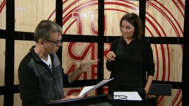 Silvia Abril ensaya ‘Abuelito, dime tú’