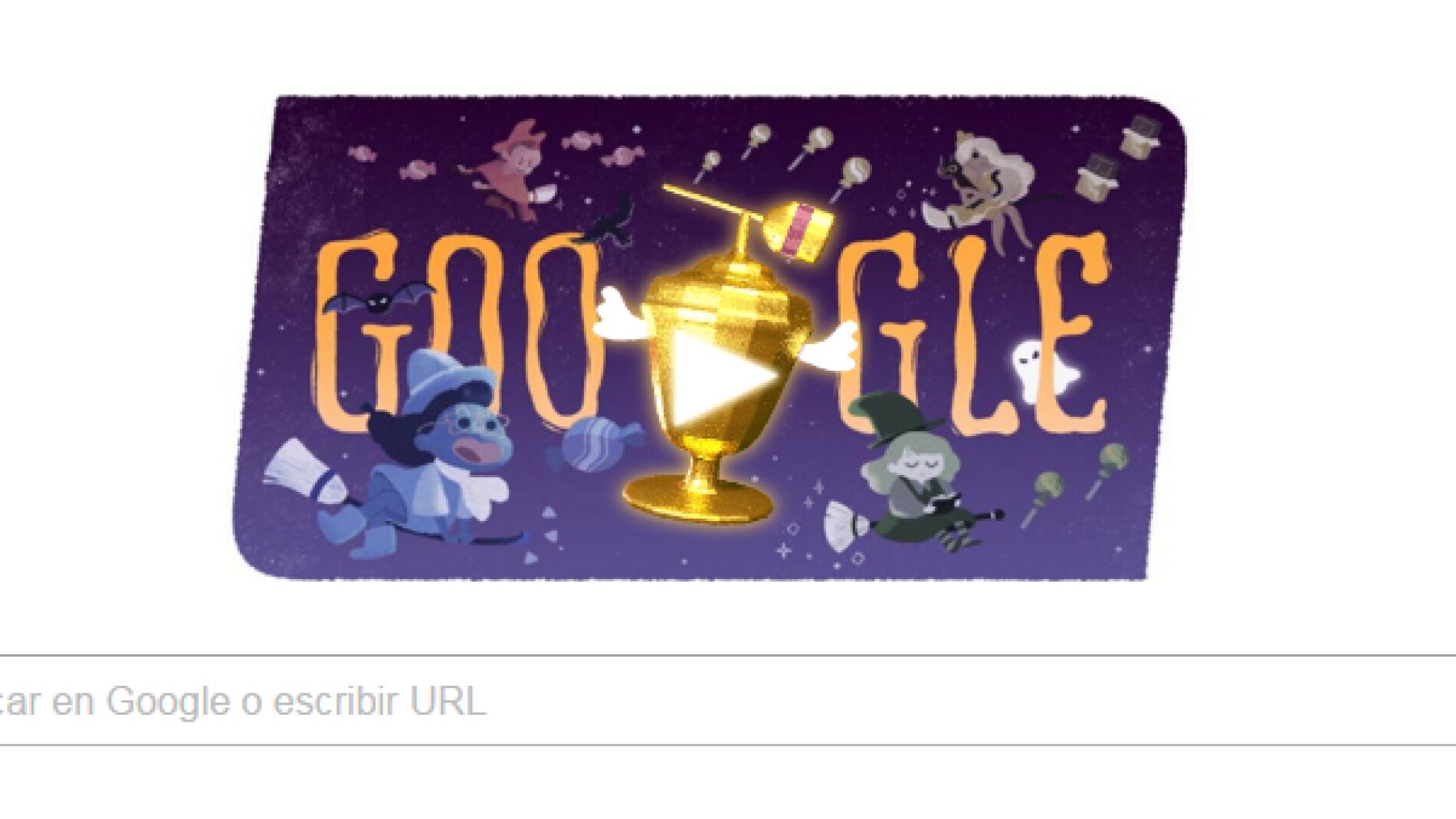 Halloween se cuela en el doodle de Google