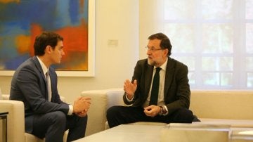 Rajoy con Albert Rivera