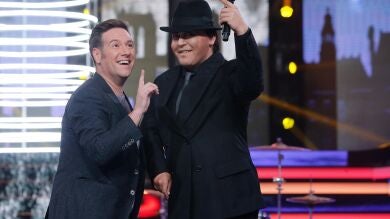 Falete escucha la valoración del jurado por su imitación de La Unión 