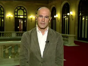 Raül Romeva, durante una entrevista en Espejo Público Raül Romeva, durante una entrevista en Espejo Público