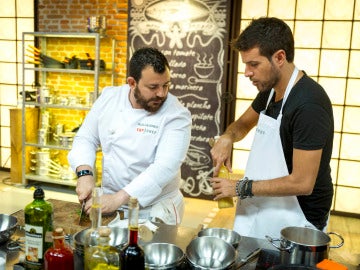 Pablo López cocina con Alejandro Platero