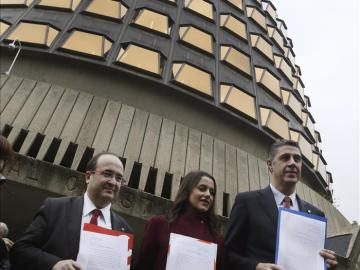 Iceta, Arrimadas y Albiol frente al TC